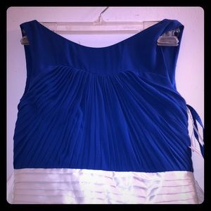 Blue and white Bill levkoff size 10 child’s dress